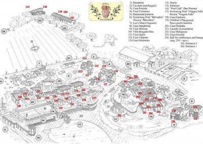 Borgo san Pecoraio plattegrond /map