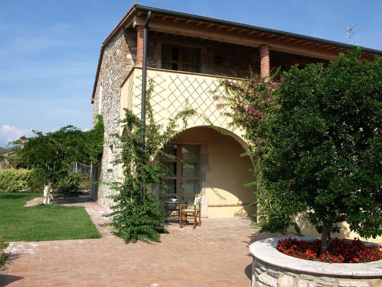 Toscaanse kust agriturismo del re boerderij binnenhof