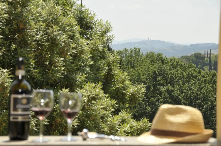 Hartje toscane agriturismo il monte wijn uitzicht