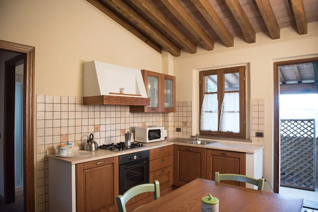 Hartje toscane agriturismo san giacomo appartement giglio keuken