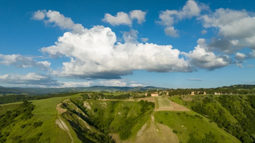 Hartje toscane agriturismo san giacomo landschap vallei