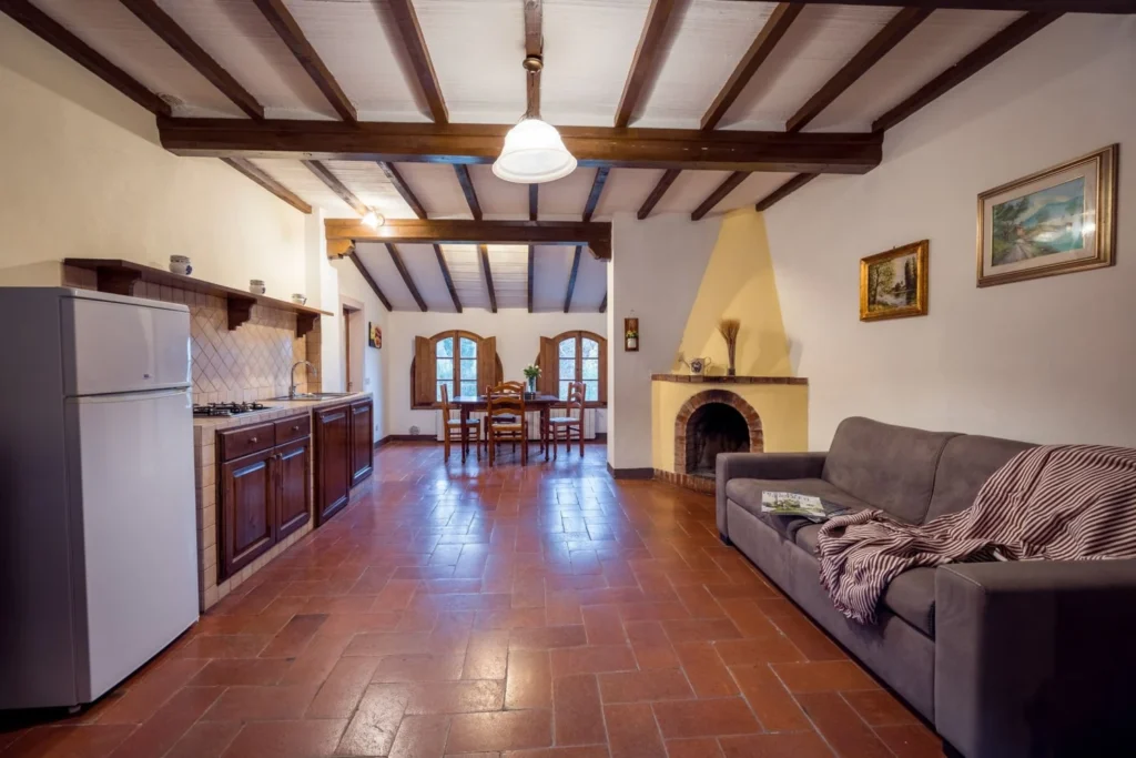 Hartje toscane borgo santinovo archi woonkamer en keuken