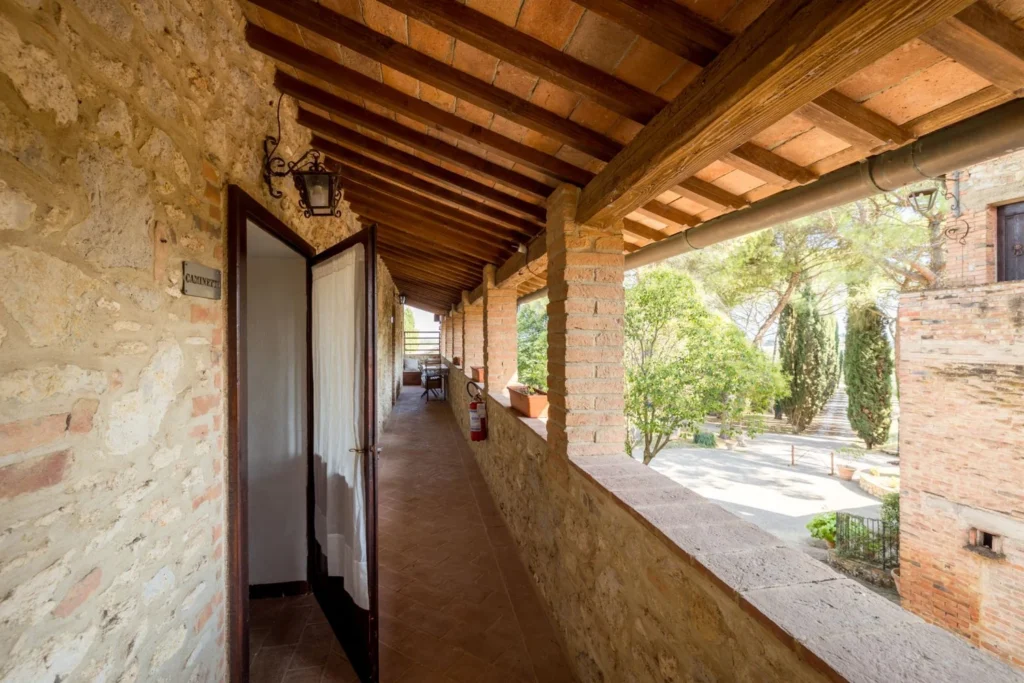 Hartje toscane borgo santinovo il caminetto overdekt terras