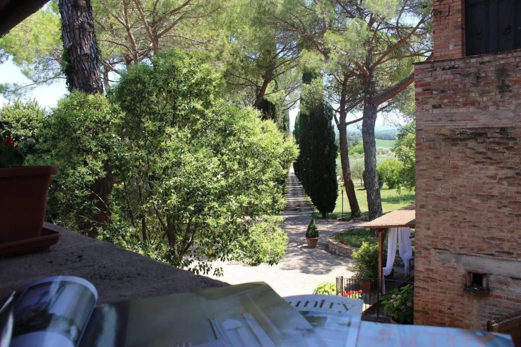 Hartje toscane borgo santinovo il caminetto terrein en toscaanse omgeving