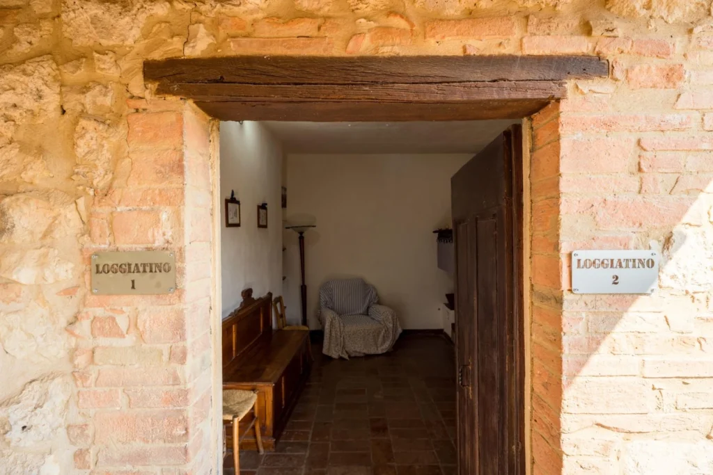 Hartje toscane borgo santinovo loggiatino 1 loggiatino 2 gedeelde entree