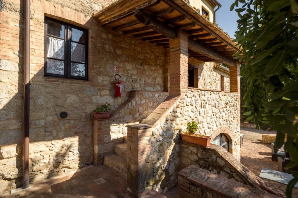 Hartje toscane borgo santinovo loggiatino 1 loggiatino 2 overdekt terras