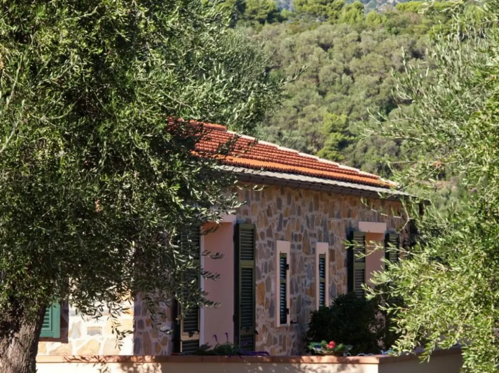 Liguria agriturismo bianchi appartement buitenkant