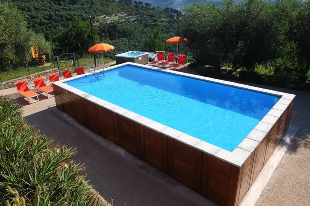 Liguria agriturismo bianchi zwembad