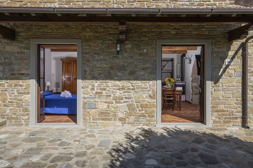 Noord toscane antico fio villa bruno terras bij slaapkamers