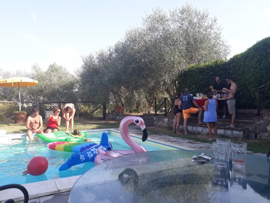 Umbrie agriturismo le more algemeen zwembad kinderfeest