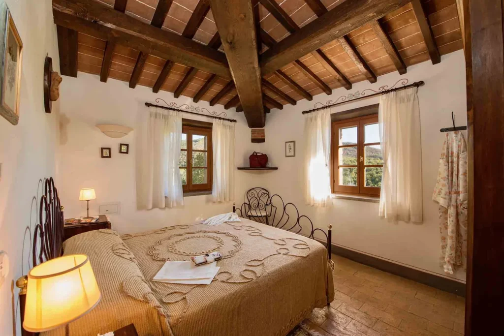 Umbrie agriturismo malagronda pino slaapkamer