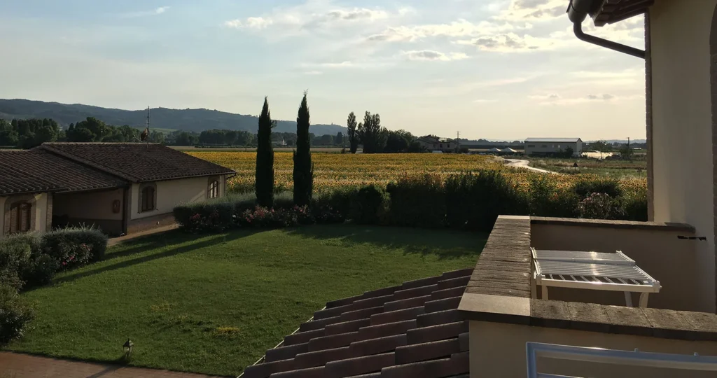 Umbrie le rondini di francesco appartement balcone balkon uitzicht