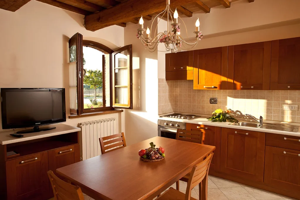 Umbrie le rondini di francesco appartement gazebo keuken eethoek