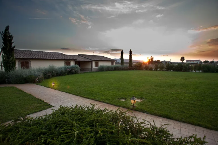 Umbrie le rondini di francesco appartement gazebo tuin zonsondergang