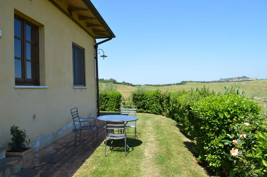 Zuid toscane agriturismo calia appartement fondale terras uitzicht