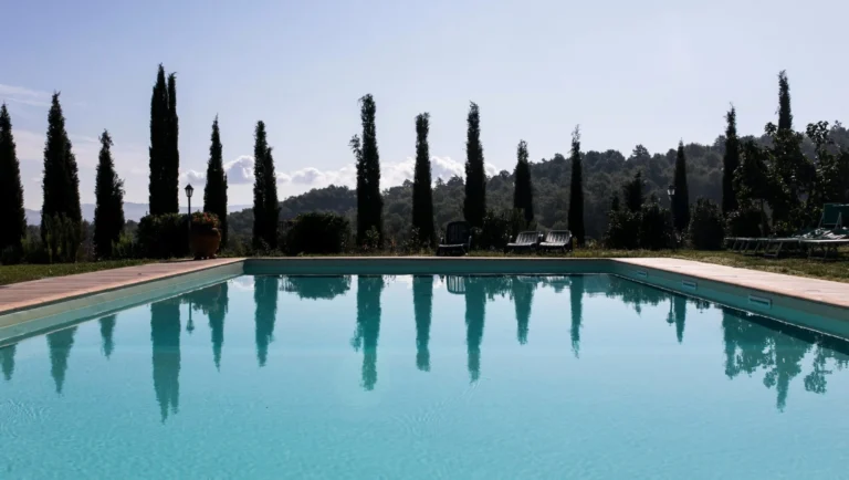 Zuid toscane agriturismo caliano zwembad cipressen