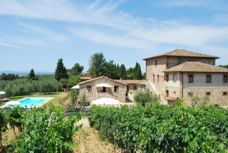 Zuid toscane agriturismo tra le vigne wijngaard landhuis