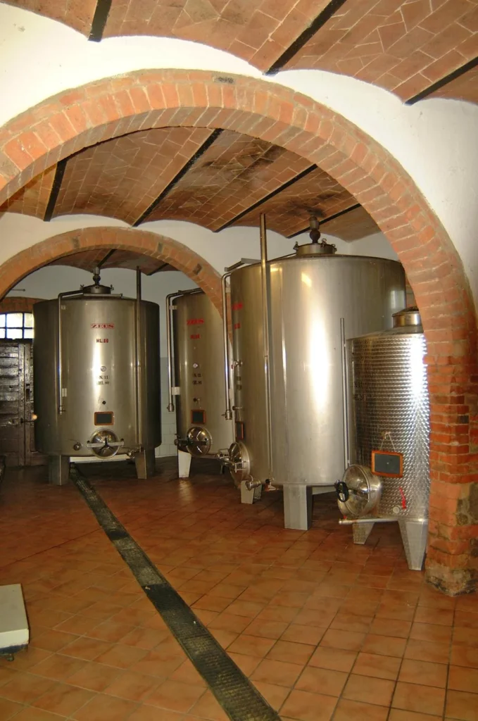 Zuid toscane agriturismo tra le vigne wijnkelder