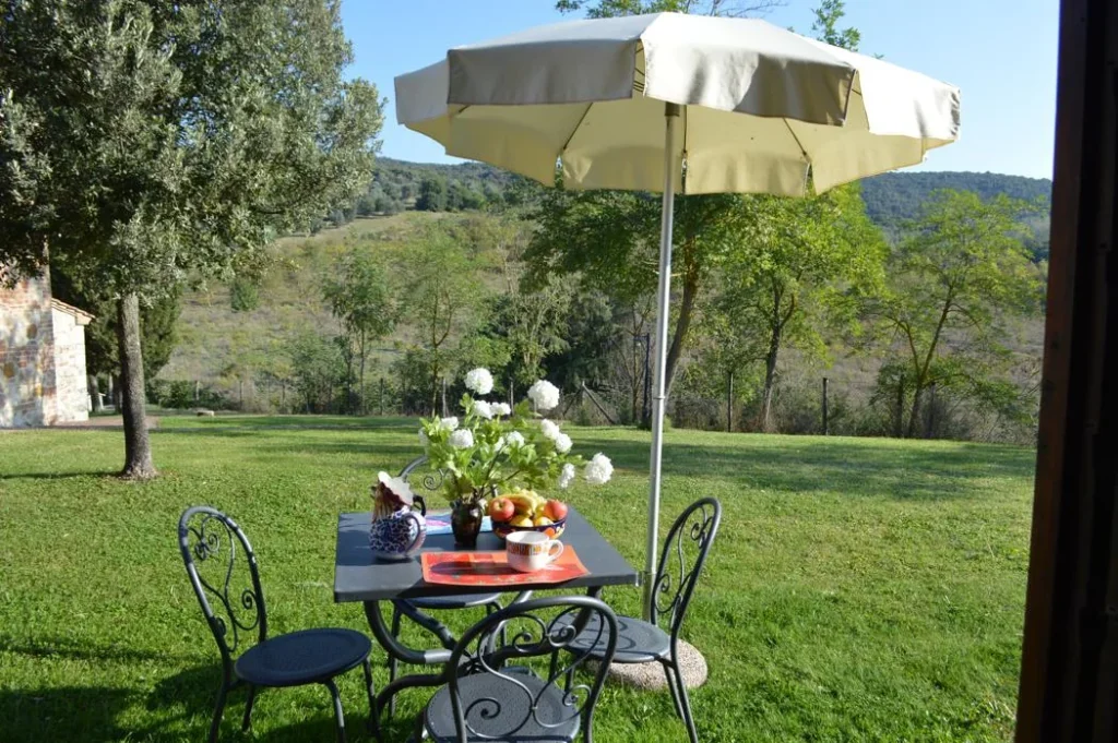 Zuid toscane casa la medina appartement dante tuin terras