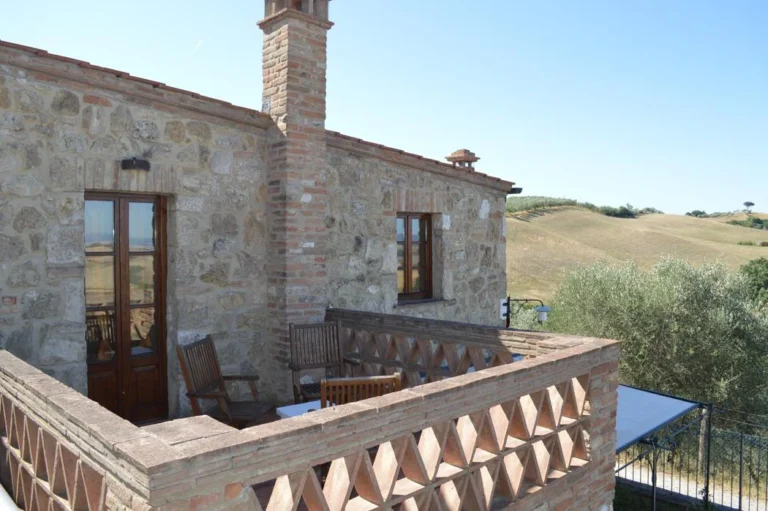 Zuid toscane casale dei monaci appartement buitenkant