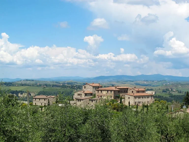 Zuid toscane casale dei monaci landhuis panorama