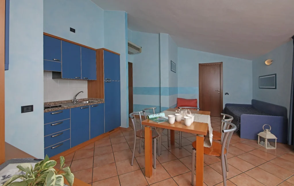 Merengebied san rocco relais familiesuites woonkamer keuken