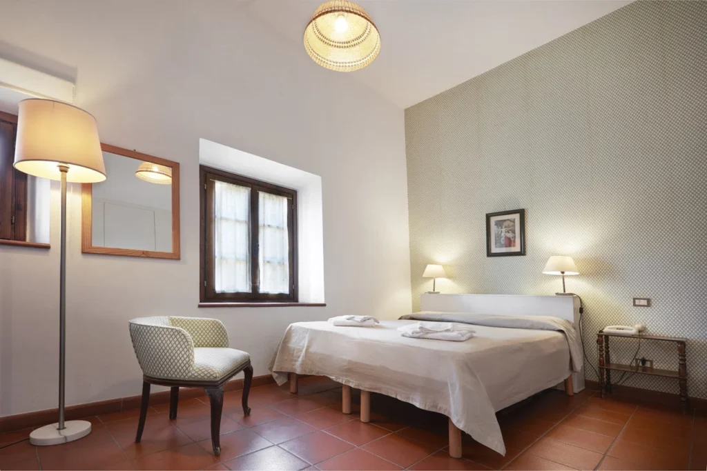 Noord toscane tenuta san vito bambu slaapkamer