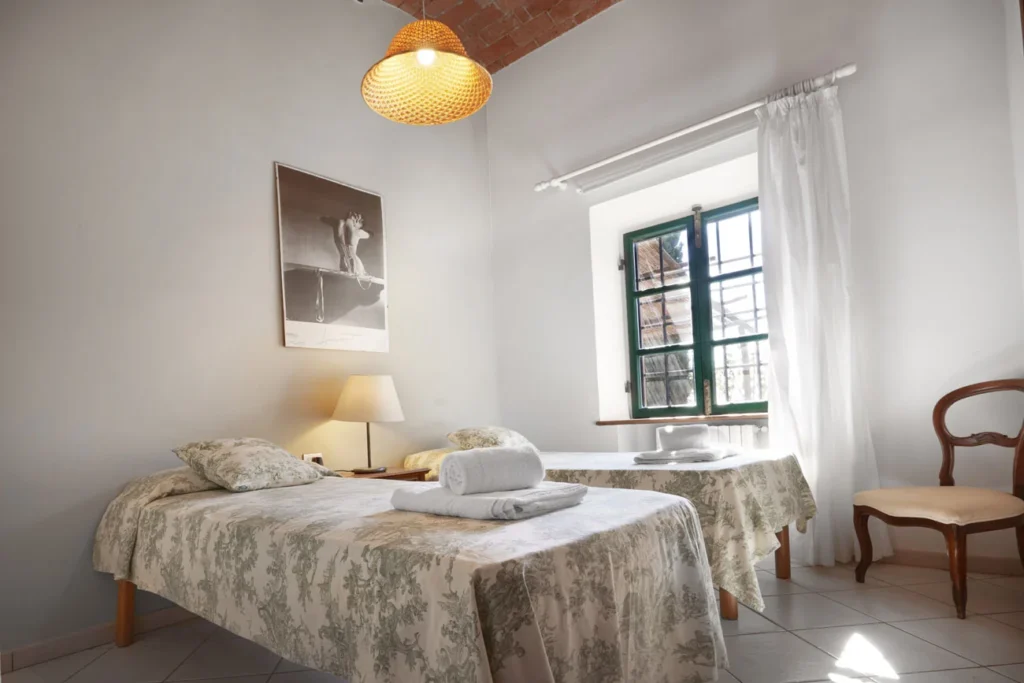 Noord toscane tenuta san vito bellosguardo slaapkamer