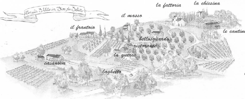 Noord toscane tenuta san vito plattegrond landgoed