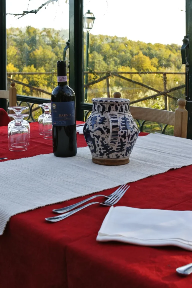 Noord toscane tenuta san vito restaurant tafel