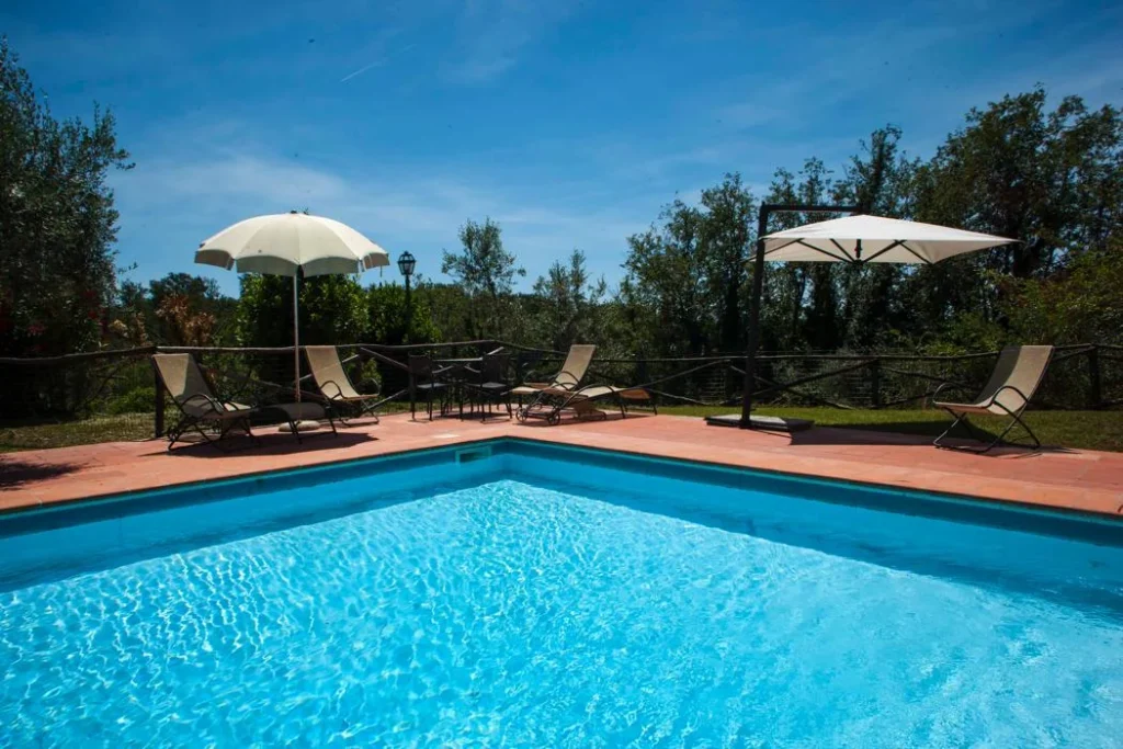 Noord toscane tenuta san vito zwembad terras