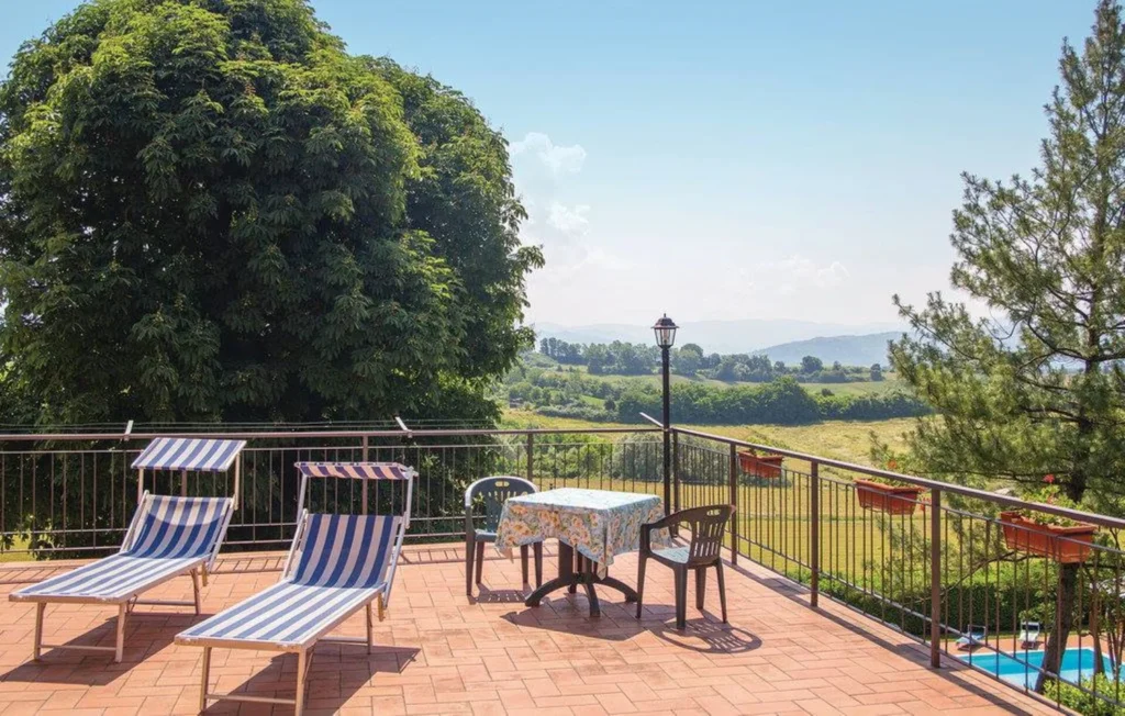 Noord toscane villa il villino terras uitzicht