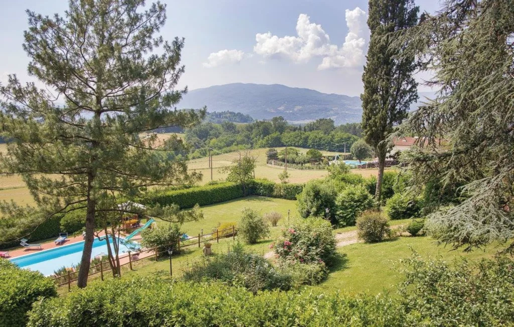 Noord toscane villa il villino uitzicht landschap