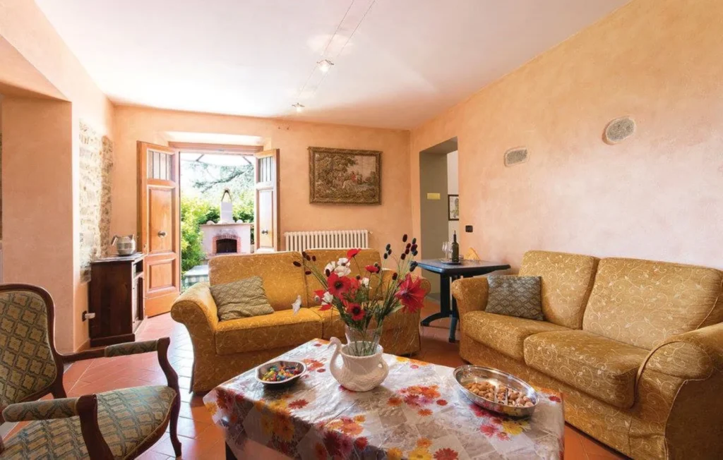 Noord toscane villa il villino woonkamer