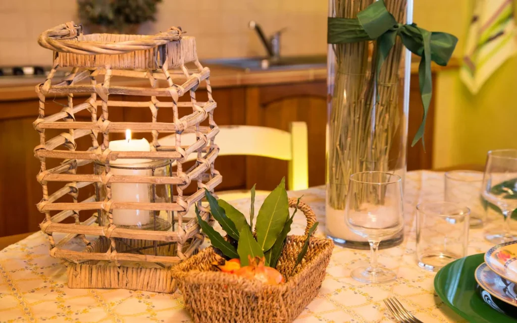 Toscaanse kust agriturismo il frutteto albicocca eettafel detail