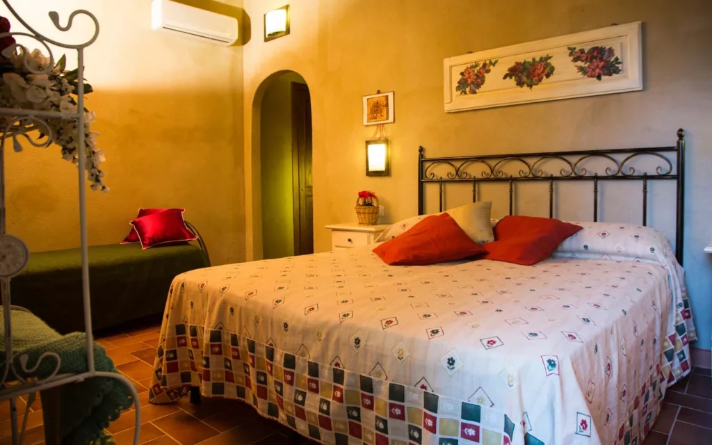 Toscaanse kust agriturismo il frutteto albicocca slaapkamer