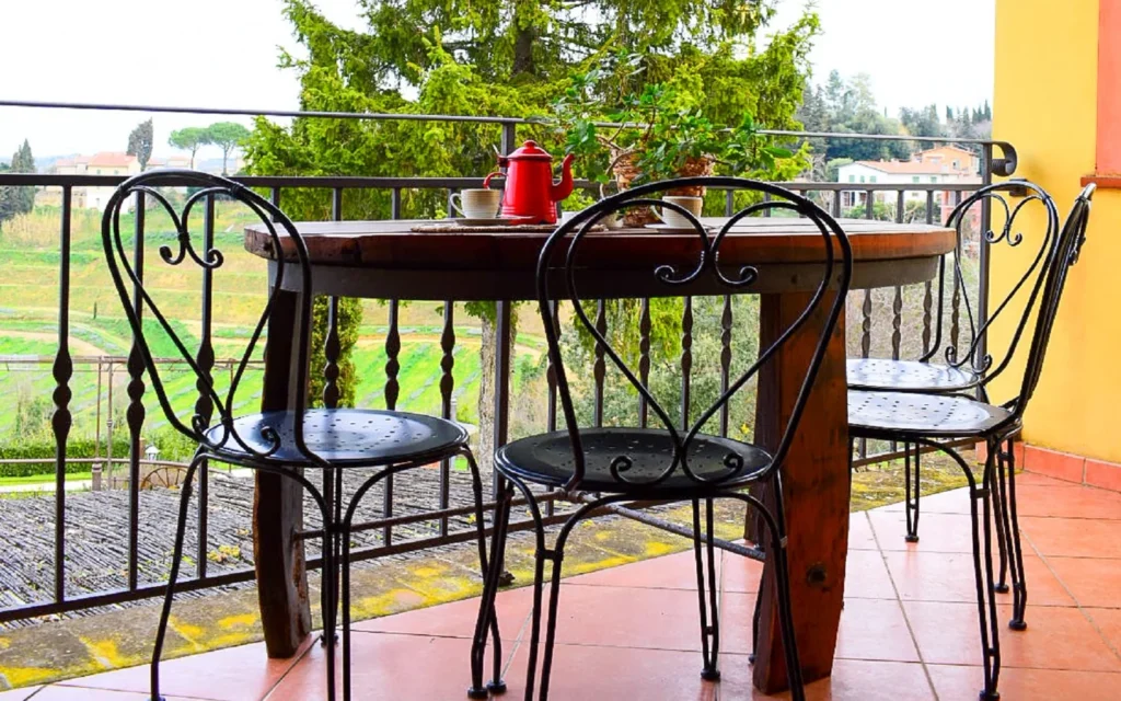 Toscaanse kust agriturismo il frutteto ciliegia terras tafel