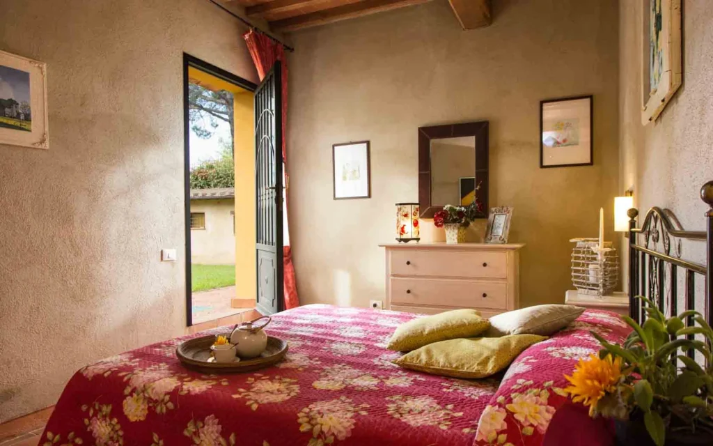 Toscaanse kust agriturismo il frutteto lampone slaapkamer