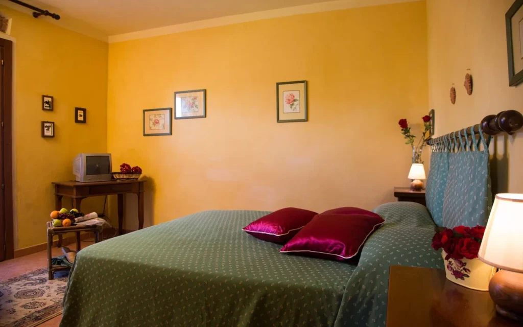 Toscaanse kust agriturismo il frutteto limone slaapkamer bed