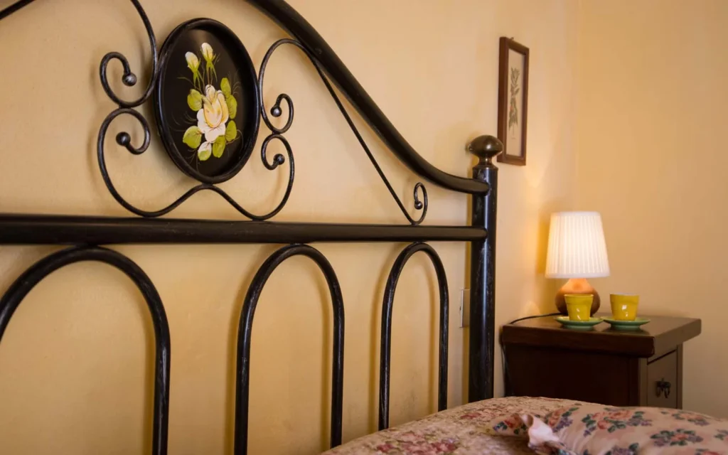 Toscaanse kust agriturismo il frutteto mela bed hoofdeinde
