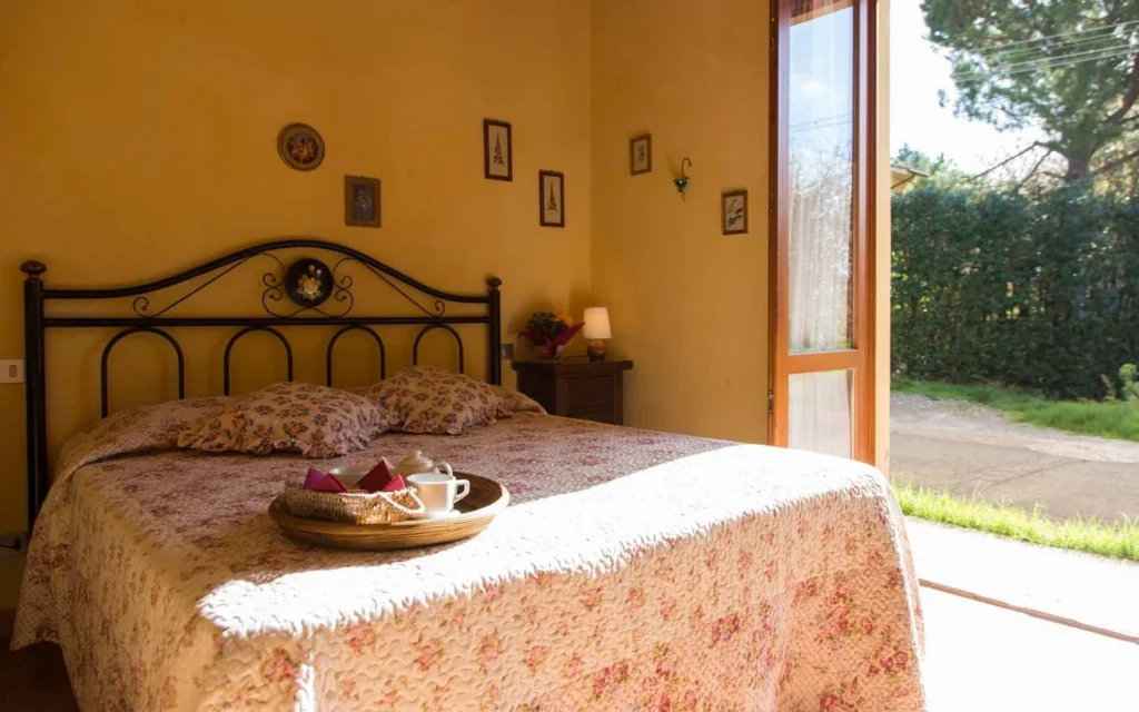 Toscaanse kust agriturismo il frutteto mela slaapkamer bed