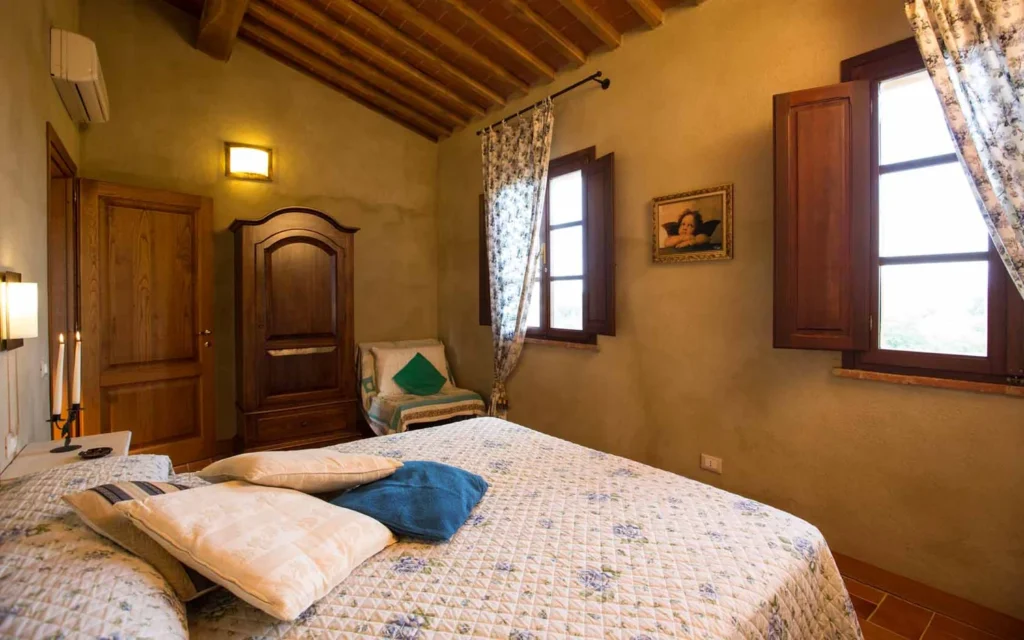 Toscaanse kust agriturismo il frutteto nespola slaapkamer bed