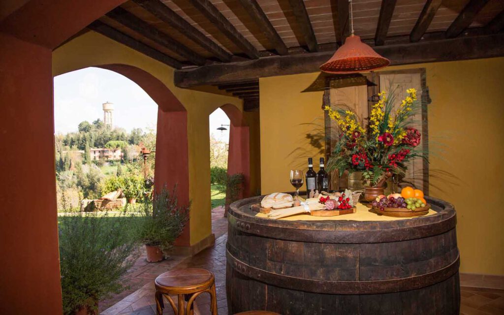 Toscaanse kust agriturismo il frutteto restaurant lari