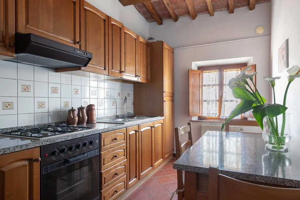 Toscane il gattero lilla keuken met gasfornuis