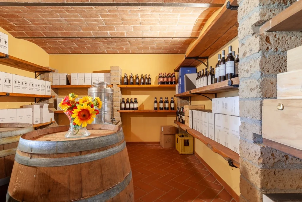 Toscane il gattero productenwinkel met houten toonbank